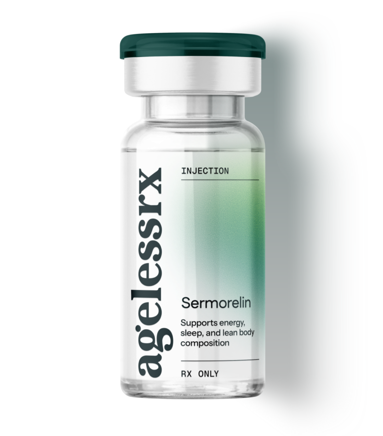 AgelessRx Sermorelin injection vial