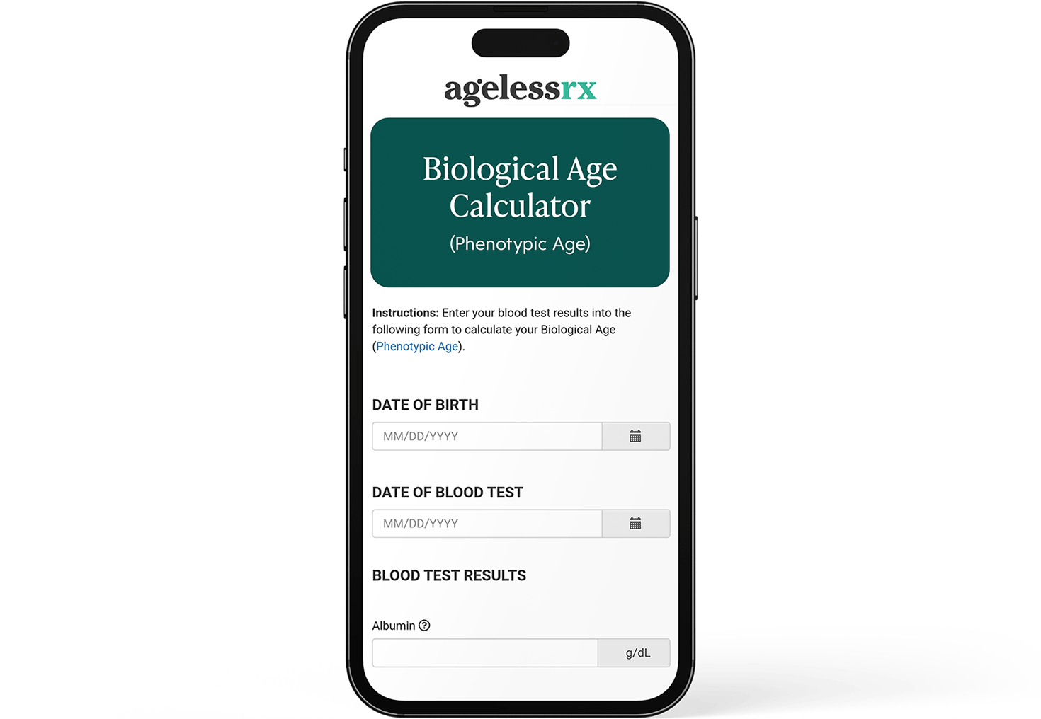 Product image for Online Phenotypic Calculator